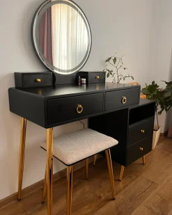 Makeup Bord YVES LED Sort