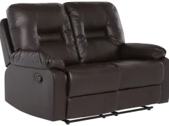 Manuel recliner sofa 2 personers BERGEN Kunstlæder Brun