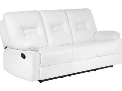 Manuel recliner sofa 3 personers BERGEN Kunstlæder Hvid