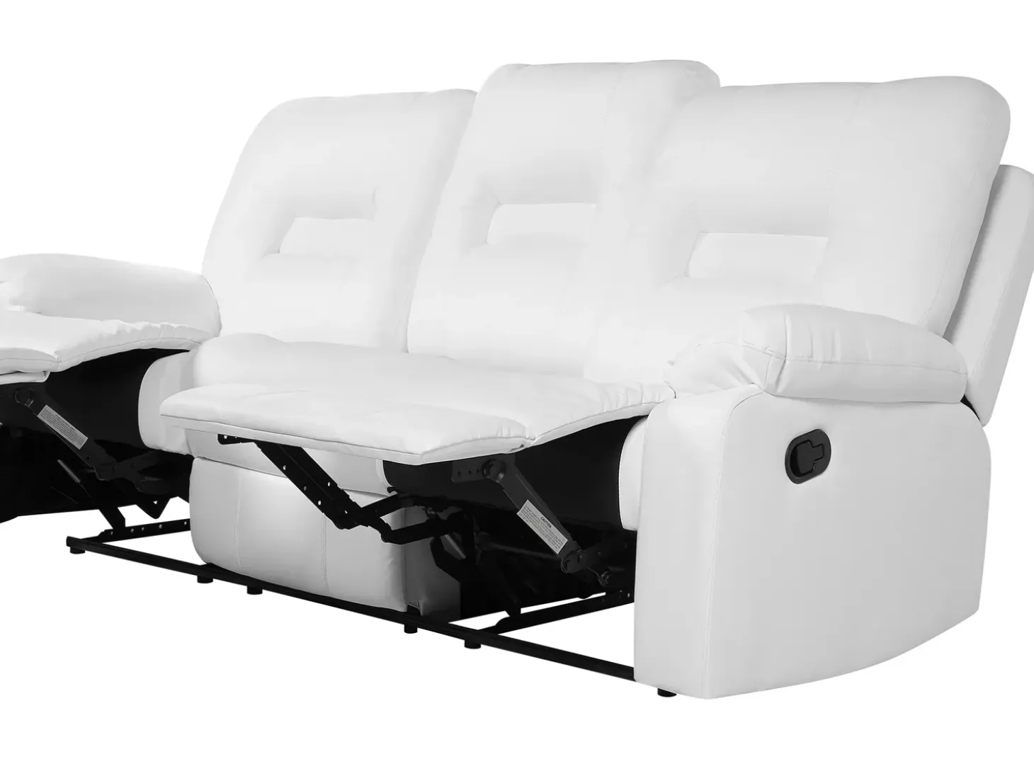 Manuel recliner sofa 3 personers BERGEN Kunstlæder Hvid