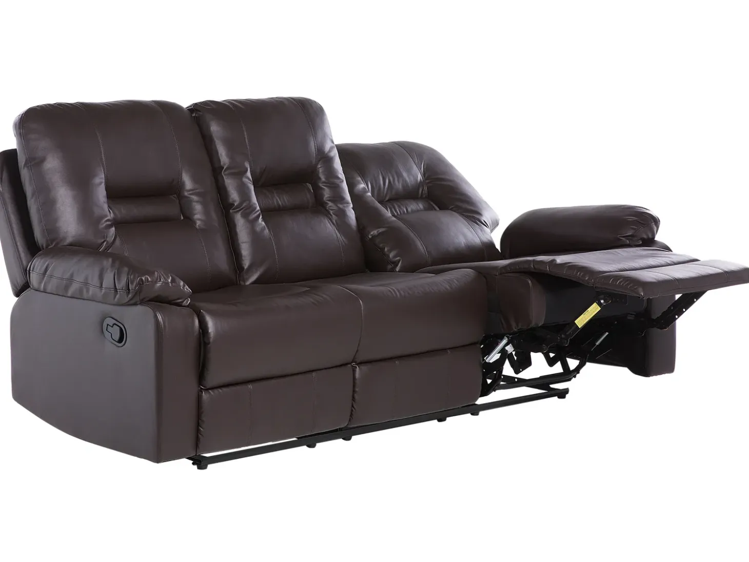 Manuel recliner sofa 3 personers BERGEN Kunstlæder Brun