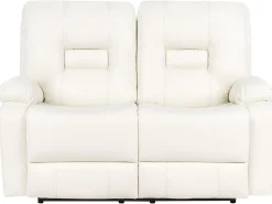 Manuel recliner sofa 2 personers BERGEN Kunstlæder Hvid