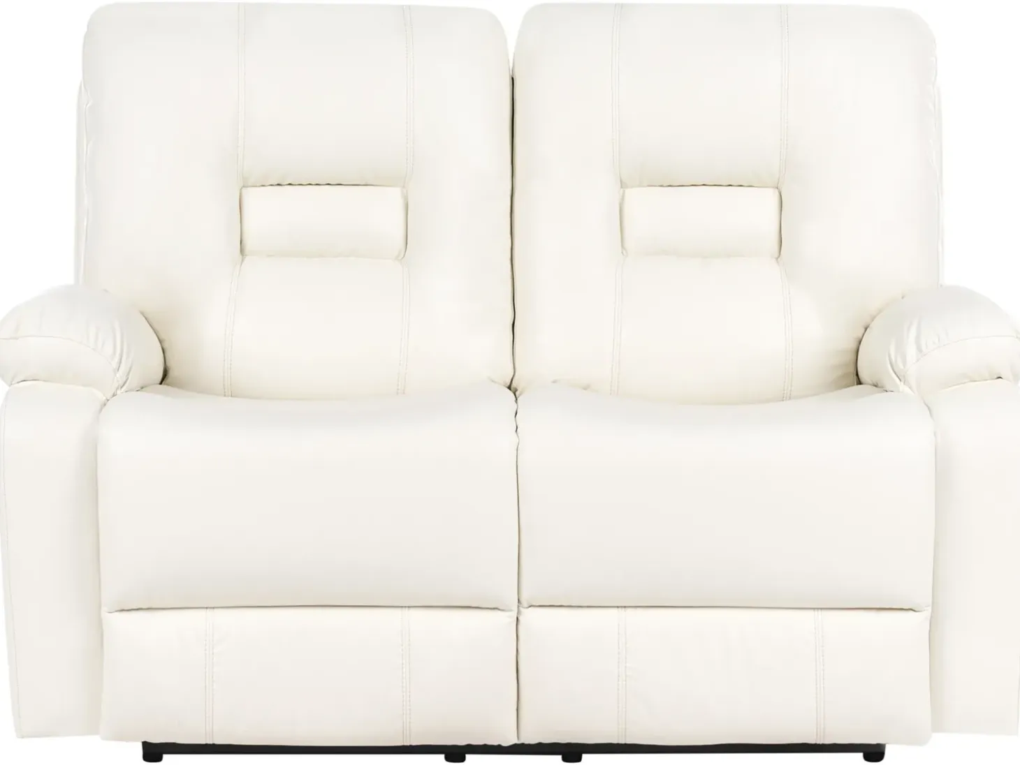 Manuel recliner sofa 2 personers BERGEN Kunstlæder Hvid