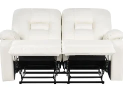 Manuel recliner sofa 2 personers BERGEN Kunstlæder Hvid