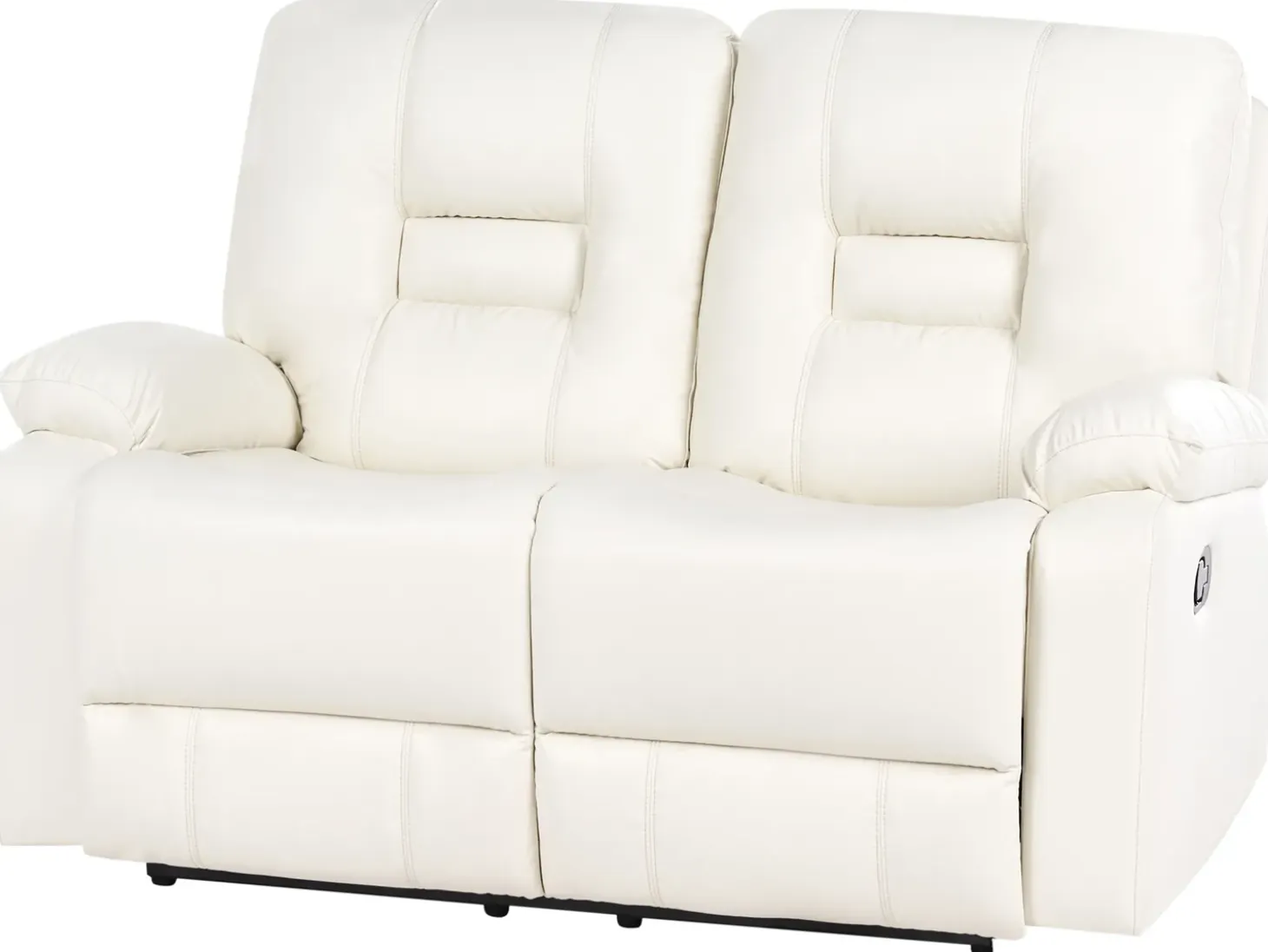 Manuel recliner sofa 2 personers BERGEN Kunstlæder Hvid