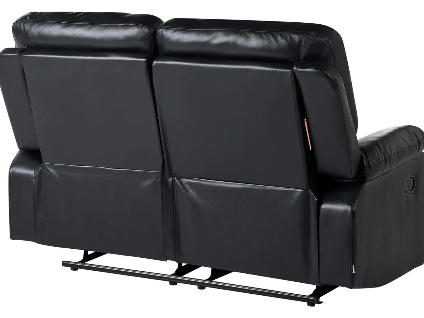 Manuel recliner sofa 2 personers BERGEN Kunstlæder Sort