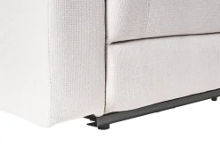 Manuel recliner hjørnesofa 5 personers ROKKE Lys Beige med USB-port Venstrevendt
