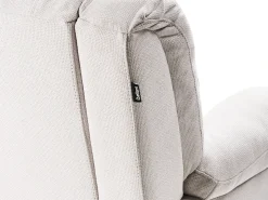 Manuel recliner hjørnesofa 5 personers ROKKE Lys Beige med USB-port Venstrevendt