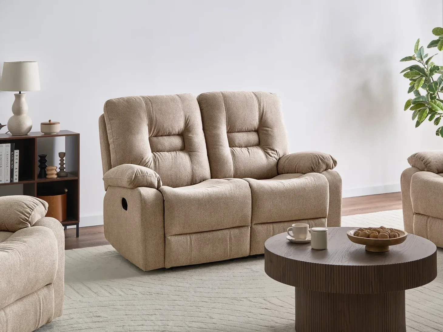 Manuel recliner sofa 2 personers BERGEN Beige