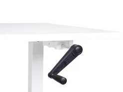 Manuelt justerbart hæve sænkebord DESTINES Hvid 160 cm 72 cm