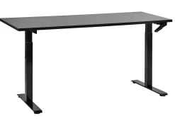 Manuelt justerbart hæve sænkebord DESTINES Sort 160 cm 72 cm