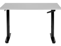 Manuelt justerbart hæve sænkebord DESTINAS Grå/sort 120 cm 72 cm
