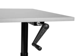 Manuelt justerbart hæve sænkebord DESTINAS Grå/sort 120 cm 72 cm
