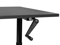 Manuelt justerbart hæve sænkebord DESTINAS Sort 160 cm 72 cm