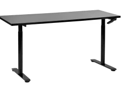 Manuelt justerbart hæve sænkebord DESTINAS Sort 160 cm 72 cm