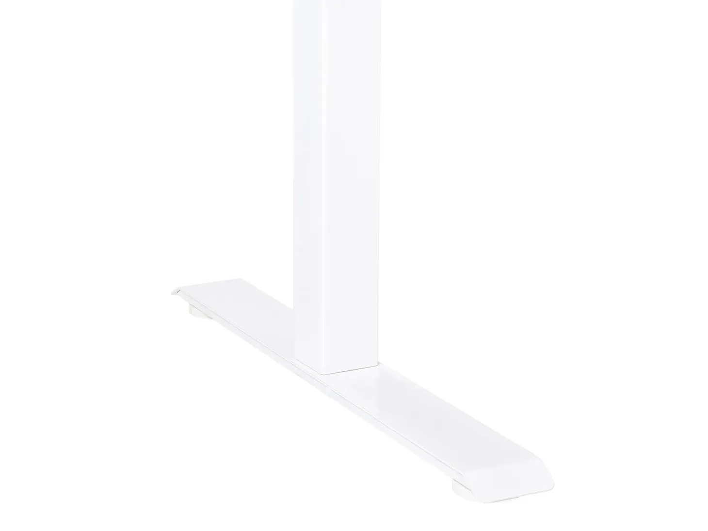 Manuelt justerbart hæve sænkebord DESTINES Lysebrun/hvid 160 cm 72 cm