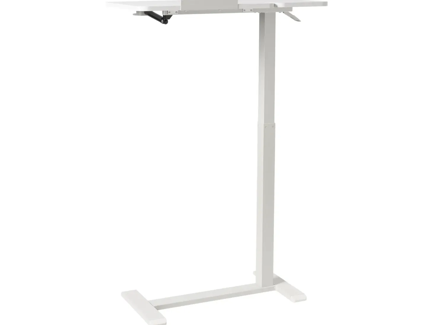 Manuelt justerbart hæve sænkebord til bærbar computer SCHOLA Hvid 70 cm 40 cm