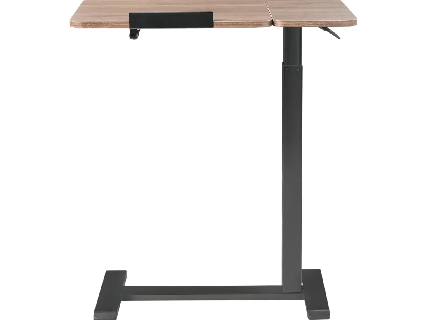 Manuelt justerbart hæve sænkebord til bærbar computer SCHOLA Brun/sort 70 cm 40 cm