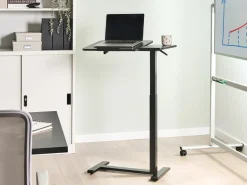 Manuelt justerbart hæve sænkebord til bærbar computer SCHOLA Sort 70 cm 40 cm