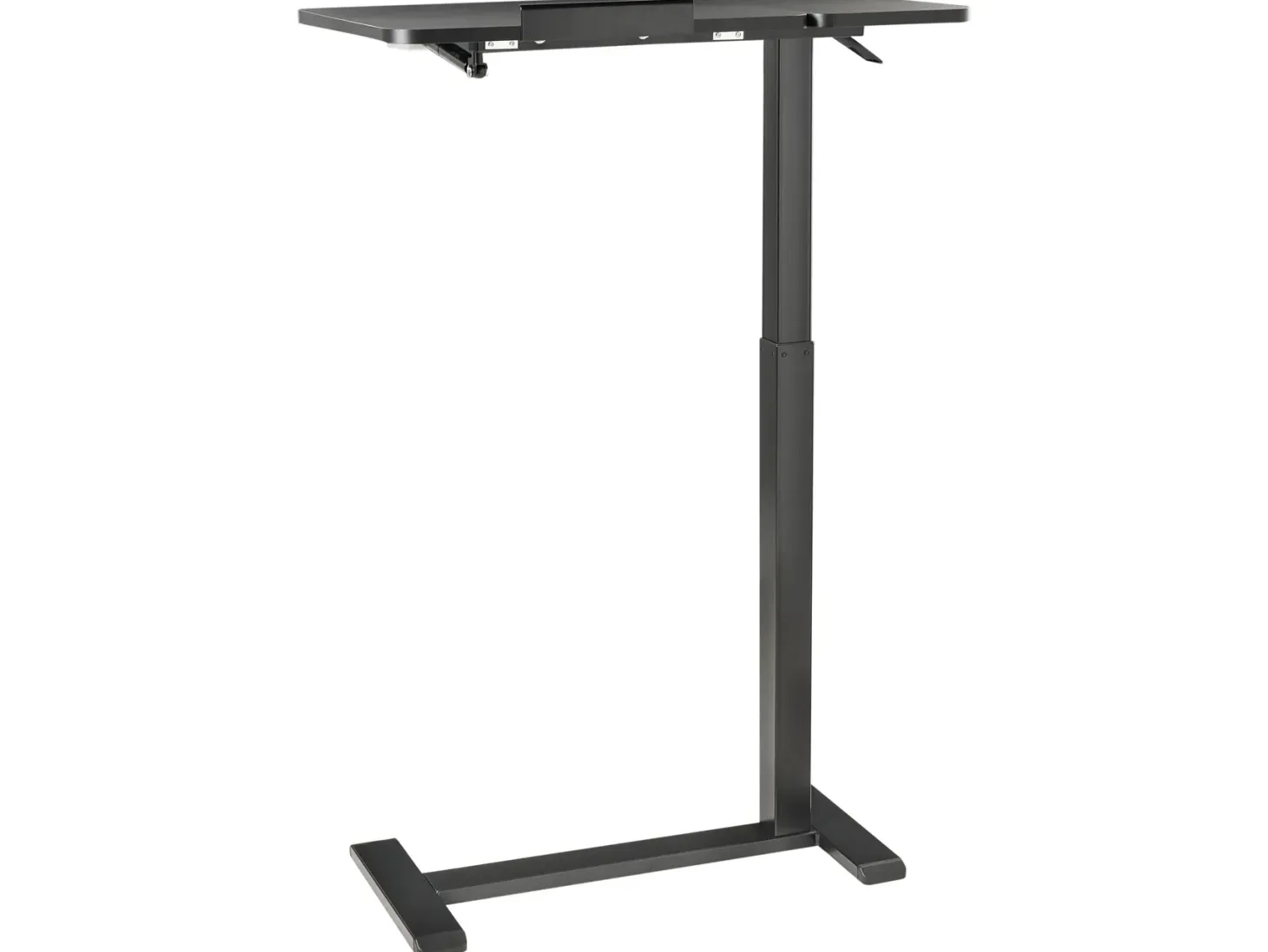 Manuelt justerbart hæve sænkebord til bærbar computer SCHOLA Sort 70 cm 40 cm