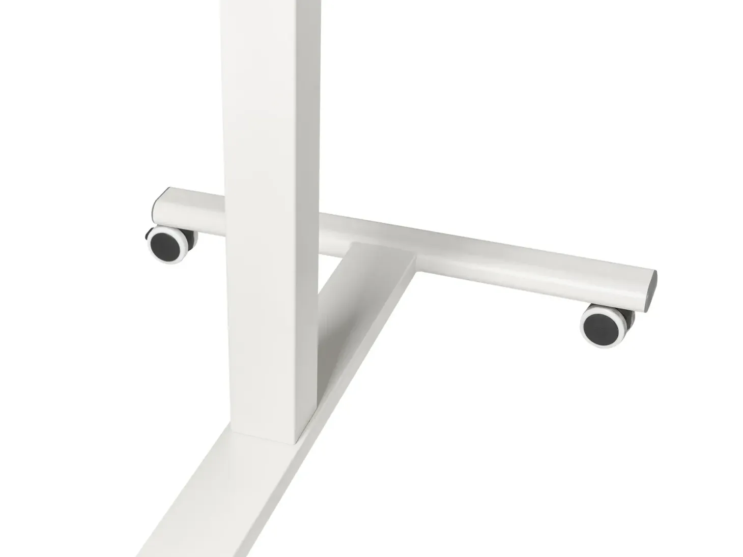 Manuelt justerbart hæve sænkebord til bærbar computer ACADEMIA Lysebrun/hvid 65 cm 48 cm
