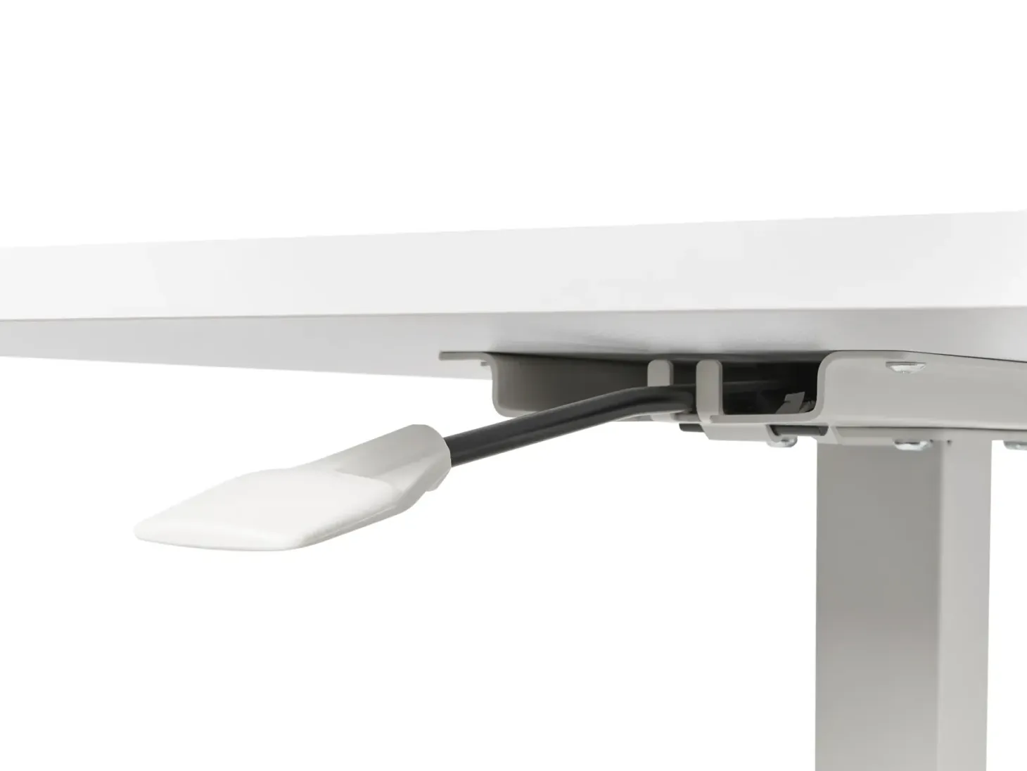 Manuelt justerbart hæve sænkebord til bærbar computer ACADEMIA Hvid 65 cm 48 cm