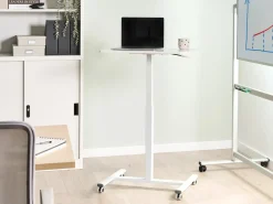 Manuelt justerbart hæve sænkebord til bærbar computer ACADEMIA Hvid 65 cm 48 cm