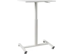 Manuelt justerbart hæve sænkebord til bærbar computer ACADEMIA Hvid 65 cm 48 cm