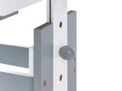 Manuelt justerbart hæve sænkebord NANNUP Hvid 110 cm 53 cm