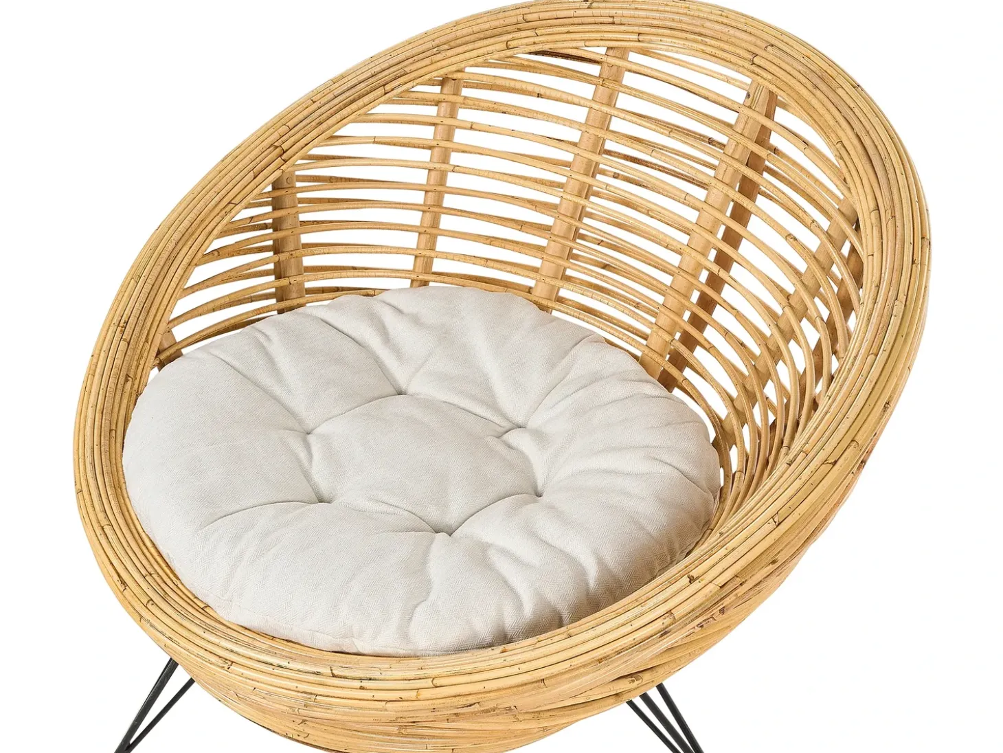 MARATEA/CESENATICO 3 personers Loungesæt med bord Naturlig Rattan