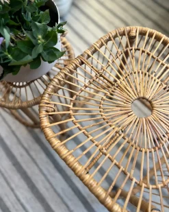 MARATEA/CESENATICO 3 personers Loungesæt med bord Naturlig Rattan