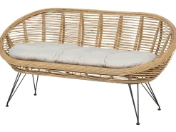 MARATEA 3 personers havesofasæt Naturlig Rattan