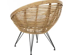 MARATEA 4 personers havesofasæt Naturlig Rattan