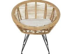 MARATEA 4 personers havesofasæt Naturlig Rattan