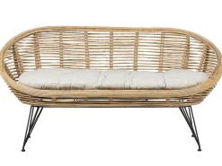 MARATEA 4 personers havesofasæt Naturlig Rattan