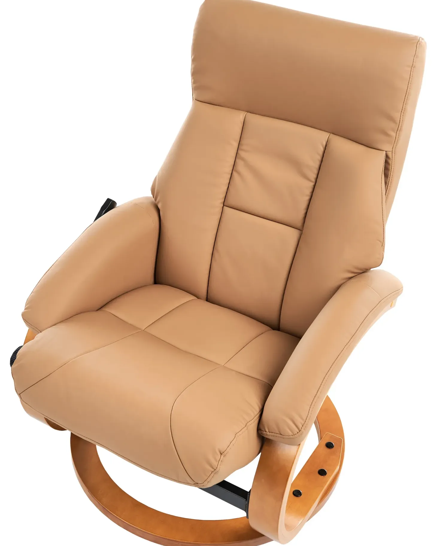 Massagestol FORCE med fodskammel Kunstlæder Sand Beige