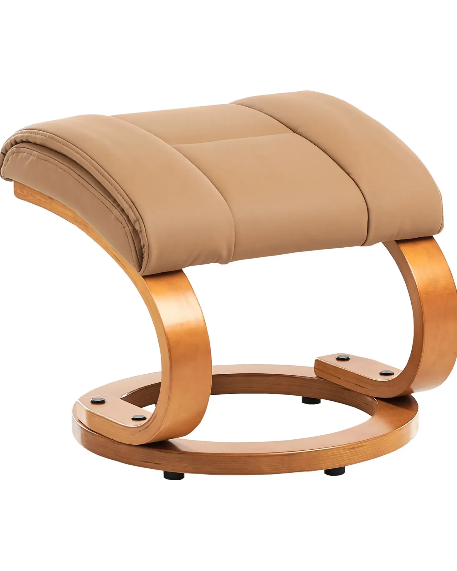 Massagestol FORCE med fodskammel Kunstlæder Sand Beige