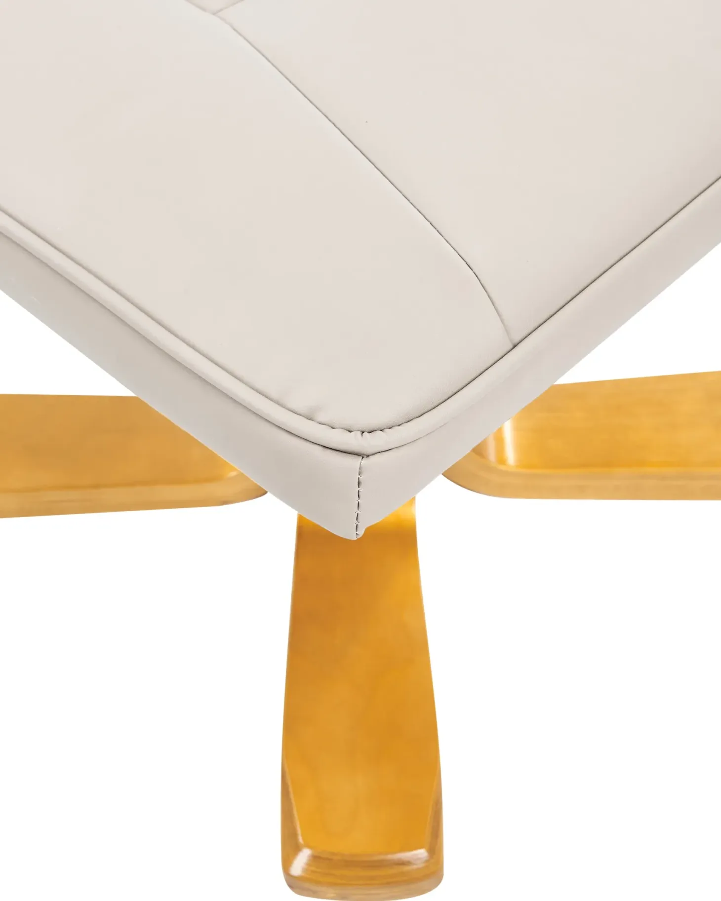 Massagestol RELAXPRO med fodskammel Kunstlæder Lys Beige