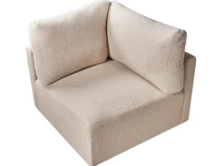 MESNALI Hjørnemodul Beige Boucle
