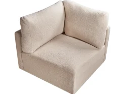 MESNALI Hjørnemodul Beige Boucle