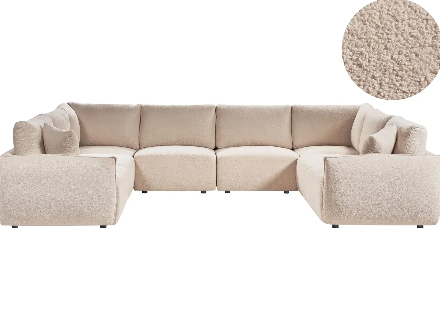 MESNALI Hjørnemodul Beige Boucle