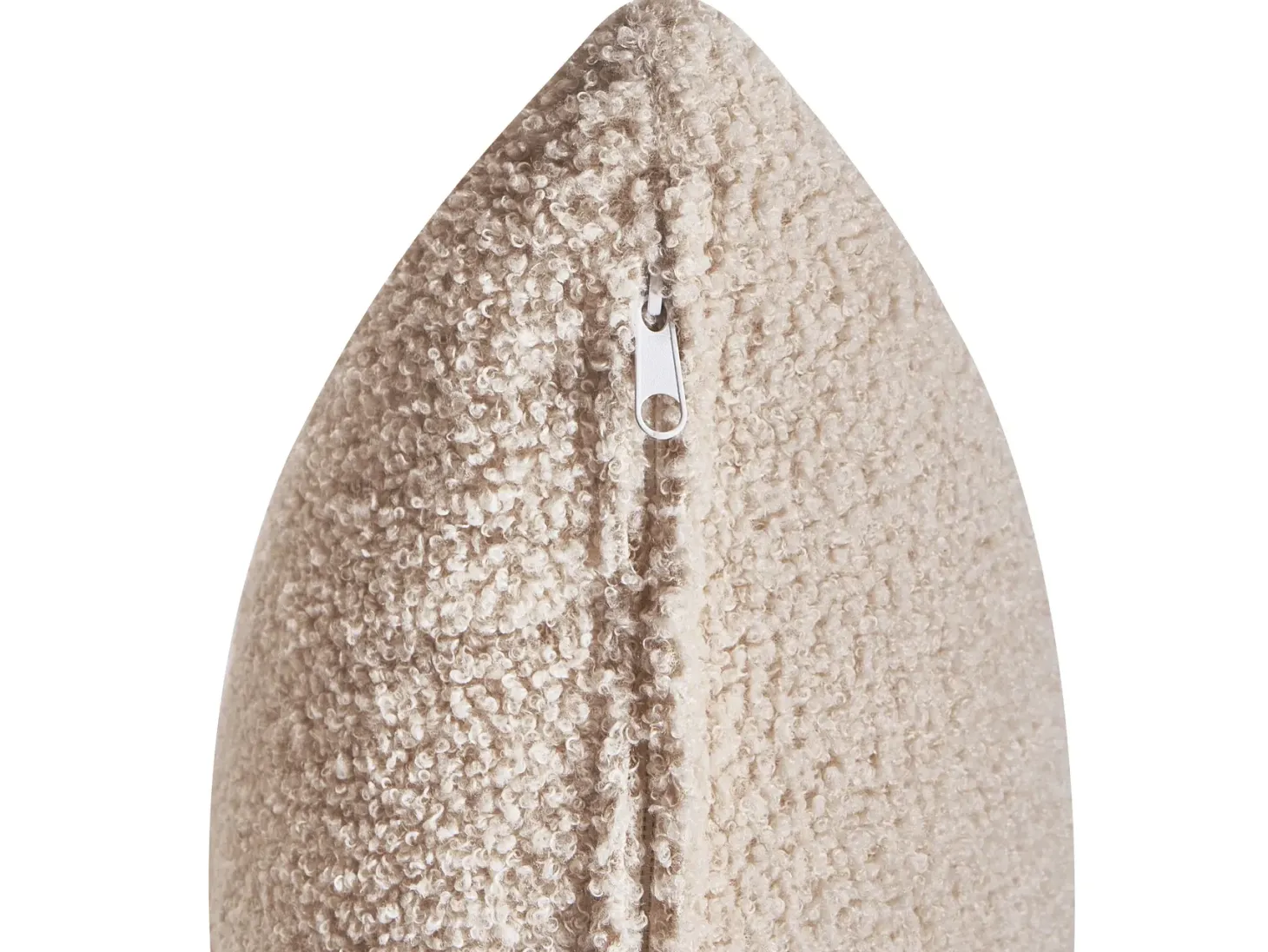 MESNALI 5 personers Hjørnesofa modul Højrevendt Beige Boucle