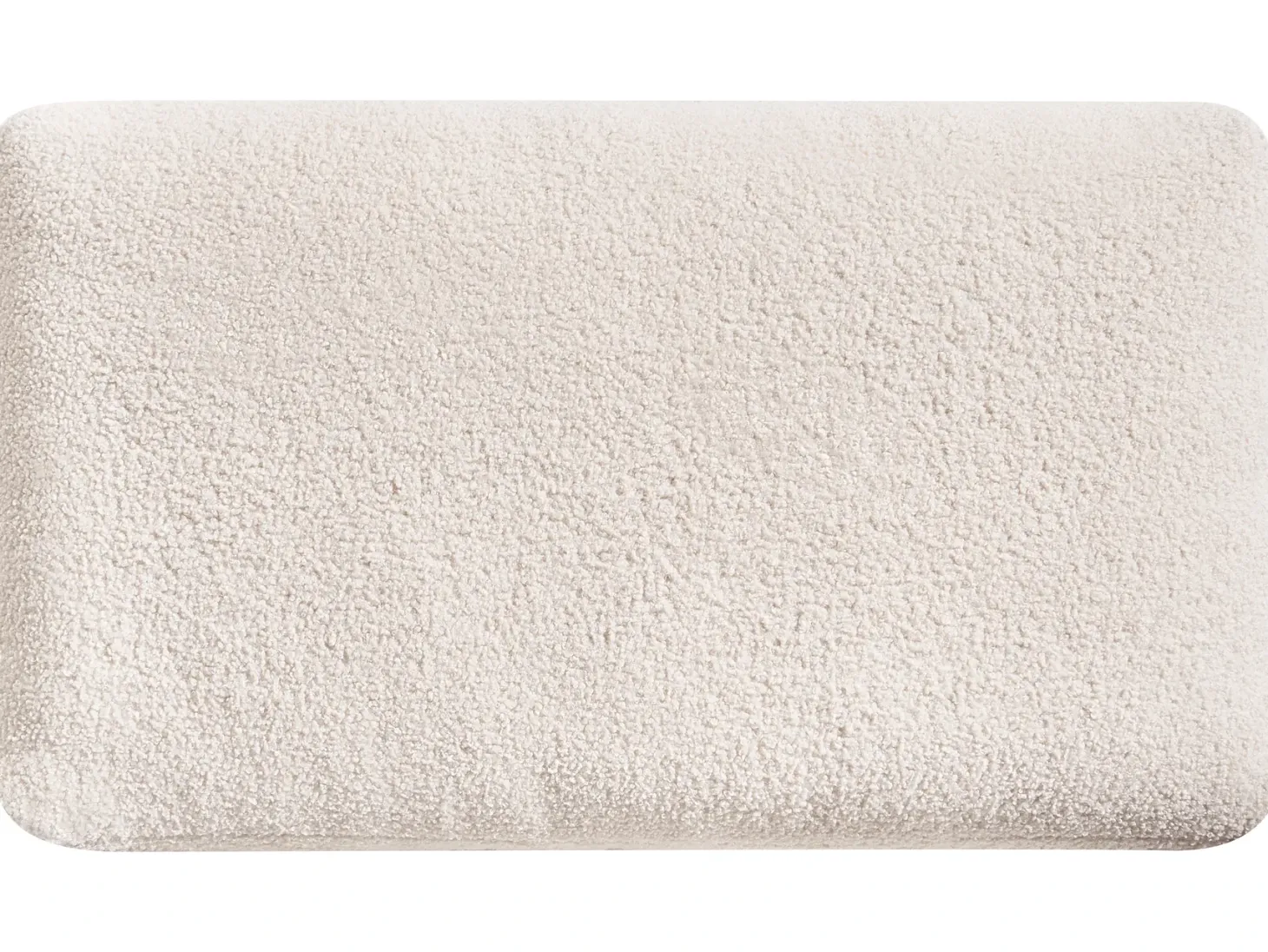 MESNALI 8 personers U-formet modulsofa Cremehvid Boucle
