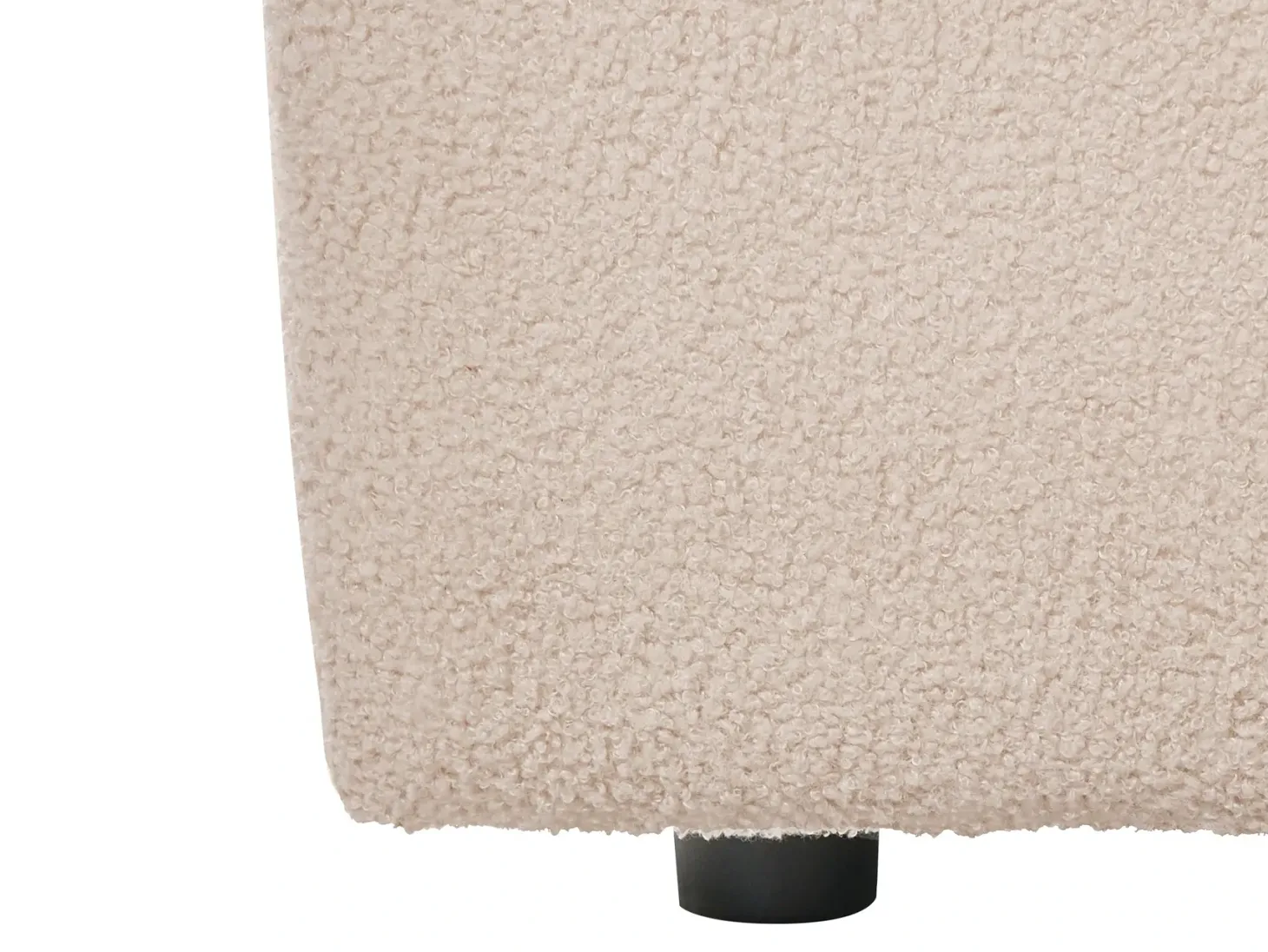 MESNALI 8 personers U-formet modulsofa Beige Boucle