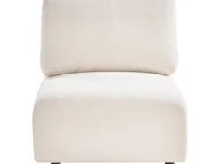 MESNALI Stol Modul Cremehvid Boucle