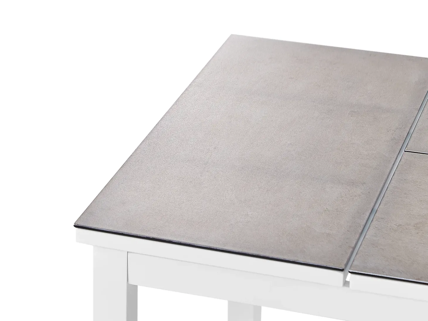 MESSINA 5 personers Have-hjørnesofasæt Venstrevendt Sand Beige Metal