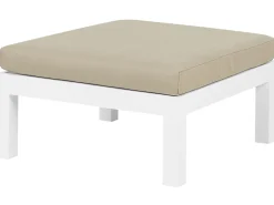 MESSINA 5 personers Have-hjørnesofasæt Venstrevendt Sand Beige Metal