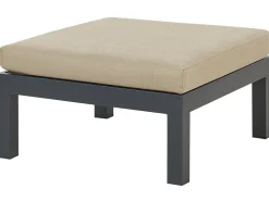 MESSINA 5 personers Have-hjørnesofasæt Venstrevendt Sand Beige Metal