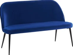 Middagsbænk 2 personers OSBY Velour Navy Blå