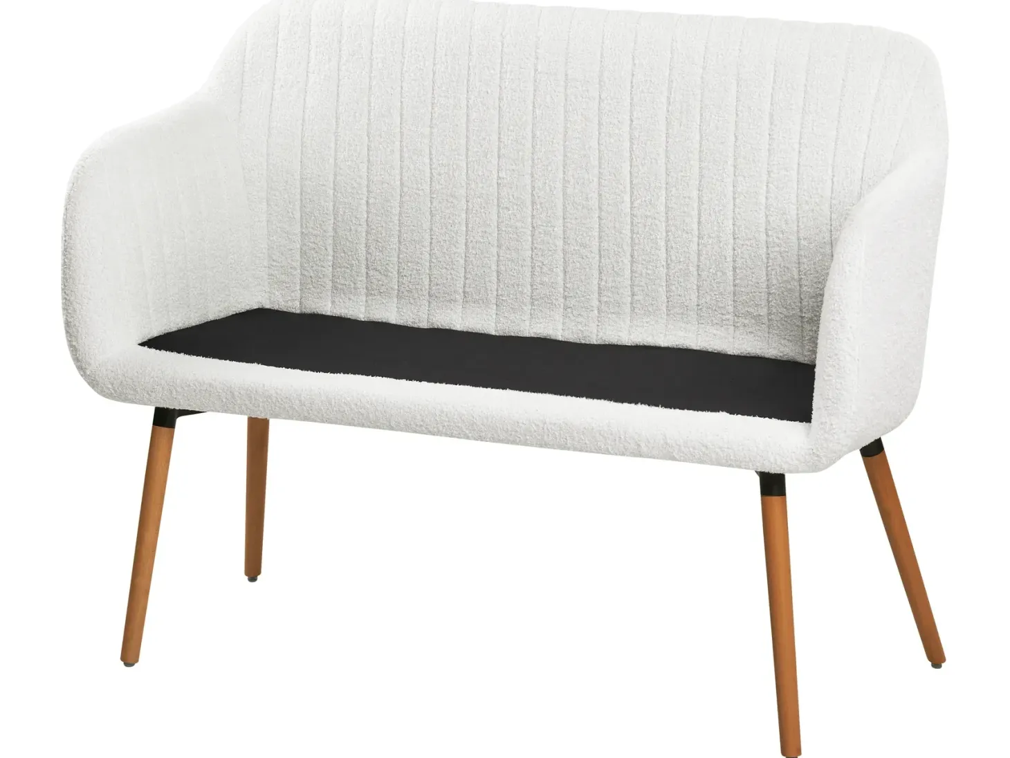Middagsbænk 2 personers TABY Boucle Cremehvid